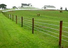 coated high tensile wire horse fence