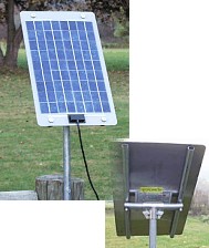 10 watt solar panel for battery powered fence chargers